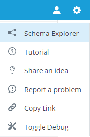 launch schema explorer
